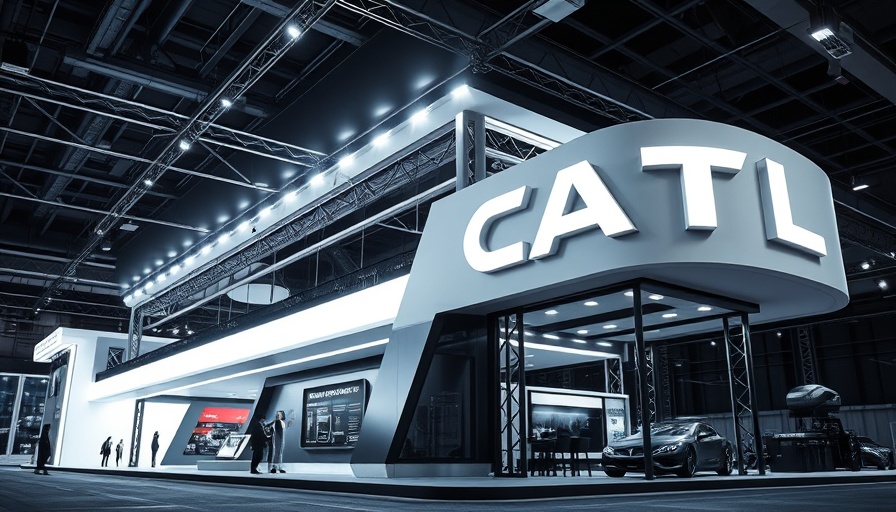 CATL raises $4 billion in IPO as seen at a modern trade show.