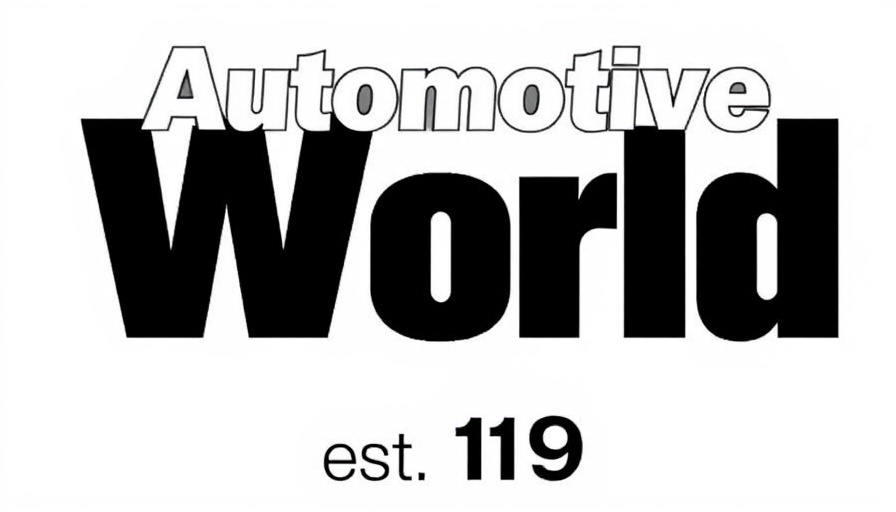 Automotive World logo in black and white.