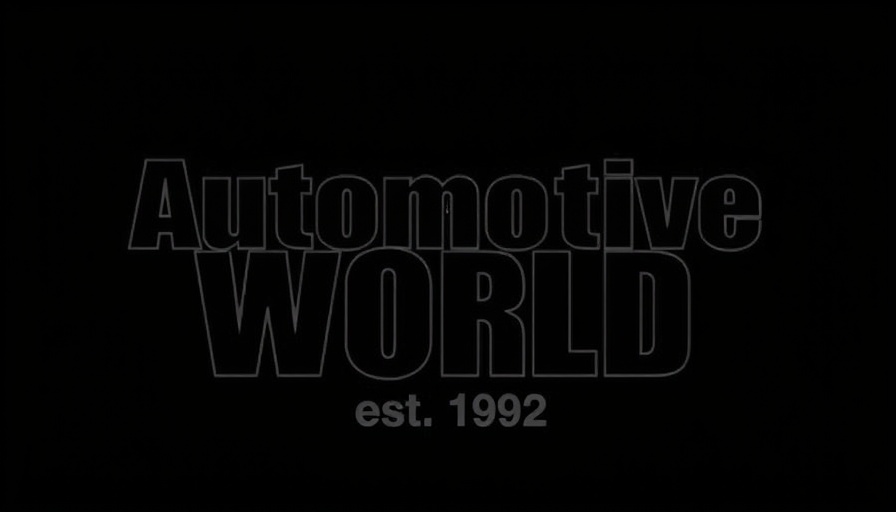 Automotive World est. 1992 logo in bold black text