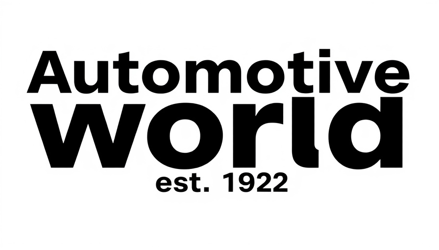 Automotive World logo est. 1992, clean design.