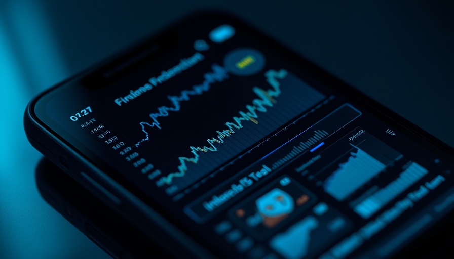 Chime IPO plans graph displaying financial data on mobile screen.