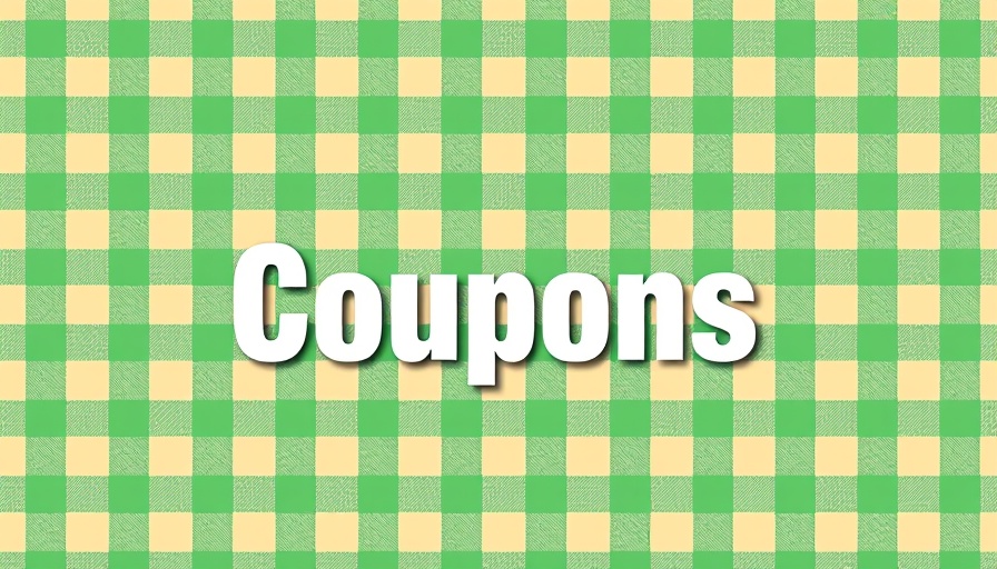 HP Coupon Codes May in bold font on checkered background.