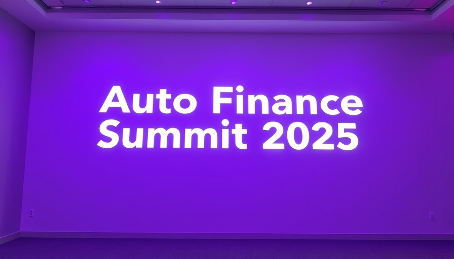 Auto Finance Summit 2025 projection highlighting refinance applications increase.