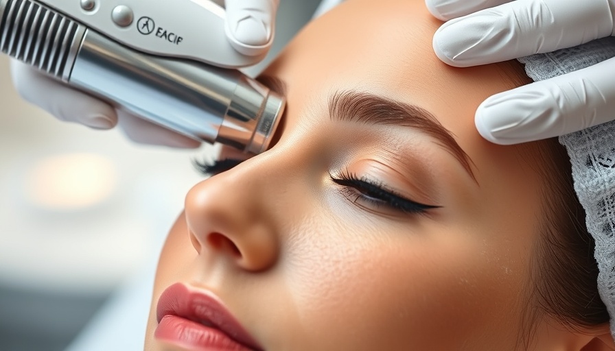 GLP-1s demand for medical aesthetics depicted in a close-up treatment.