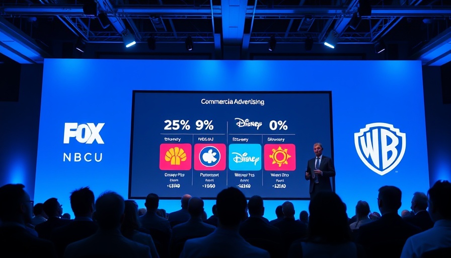 Fox advertising strategy presentation on commercial time statistics.