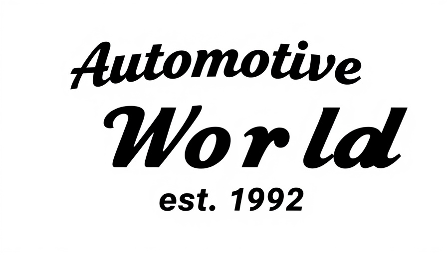 Automotive World logo established in 1992, auto sales training.