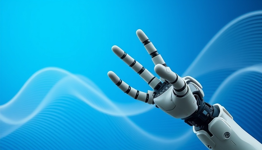Futuristic robotic hand symbolizing AI incubator infrastructure.