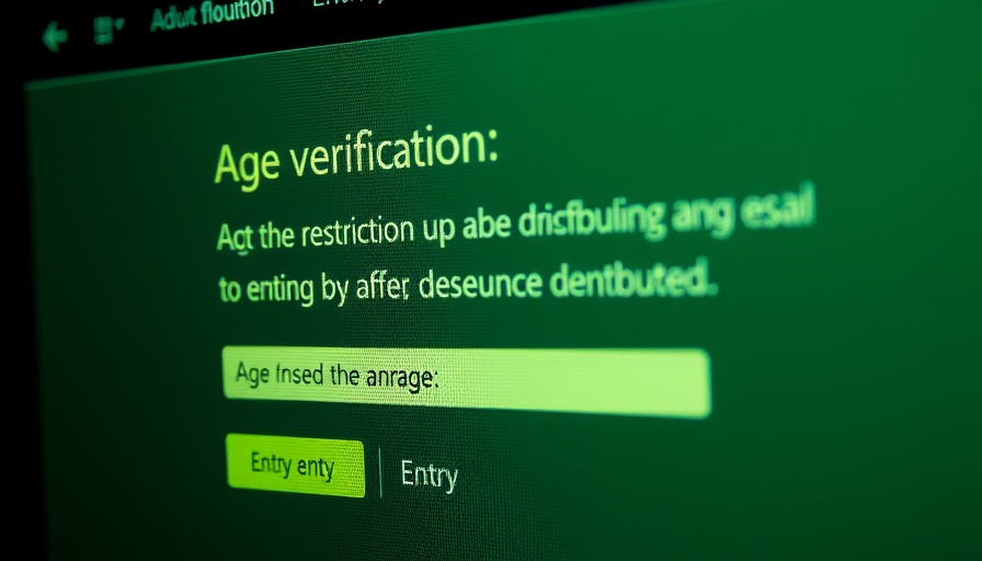 Blurred age verification screen highlighting censorship in adult entertainment.