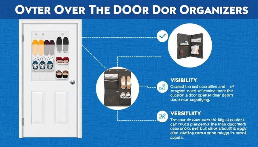 Top 3 over-the-door organizers for RVs infographic.