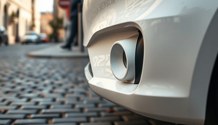 White car with advanced sensors highlighting Bosch U.S. growth strategy.