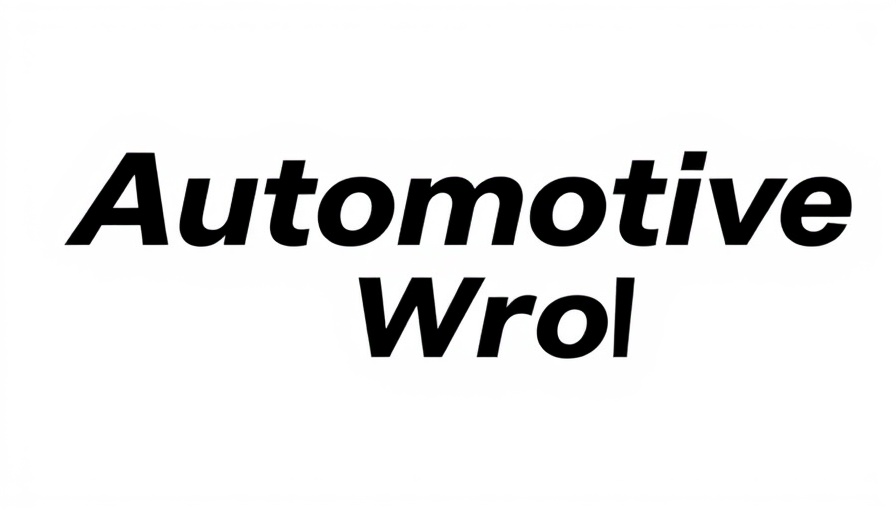 Logo of Automotive World est. 1992 in black text