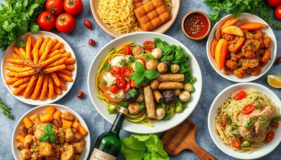 Exploring if meal kits are cheaper than groceries with vibrant dish display
