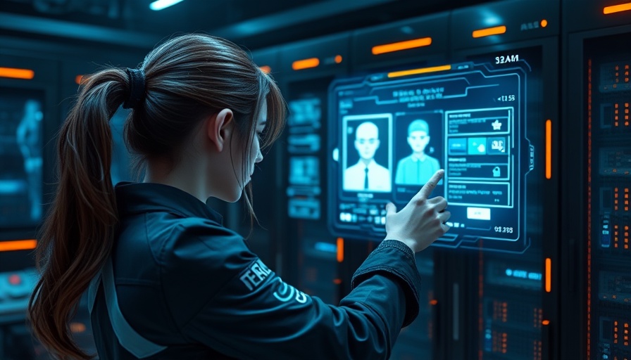 Holographic AI interface in a futuristic data center for AI GPU compute marketplace.