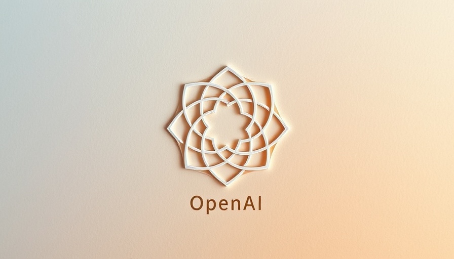 Abstract faces forming OpenAI logo on gradient background, OpenAI transformation.