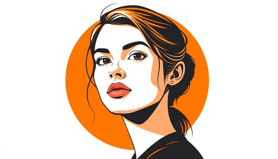 Stylized vector portrait illustrating the impact of AI on organizations.