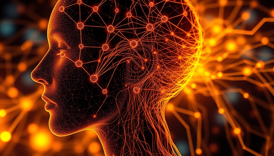 Digital depiction of neuromorphic computing concept in the Netherlands.