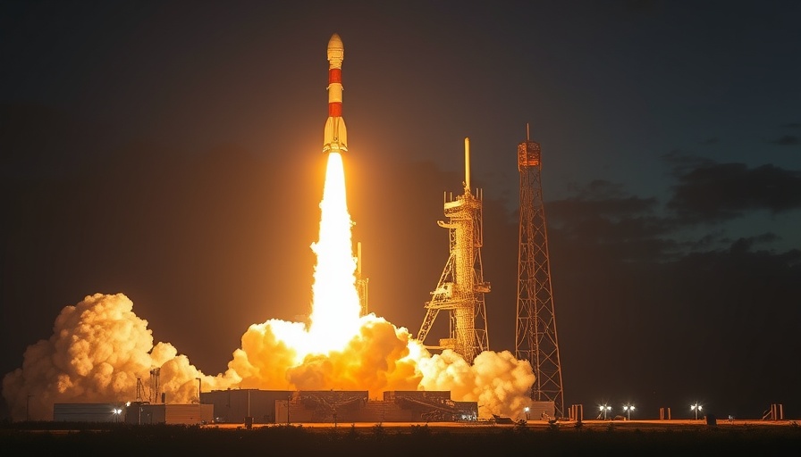 China rocket launch of Starlink competitor at night