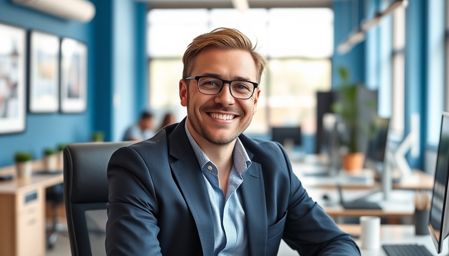 Professional in office showcasing AI leads conversion for private-pay clinics.