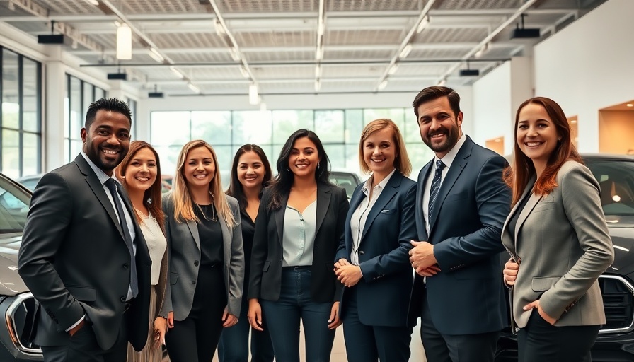 Major Automotive Dealership Acquisitions: business professionals in a showroom