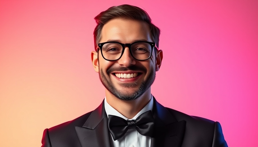 Stylized portrait of man in tuxedo, pop art, Google Gemini AI capabilities