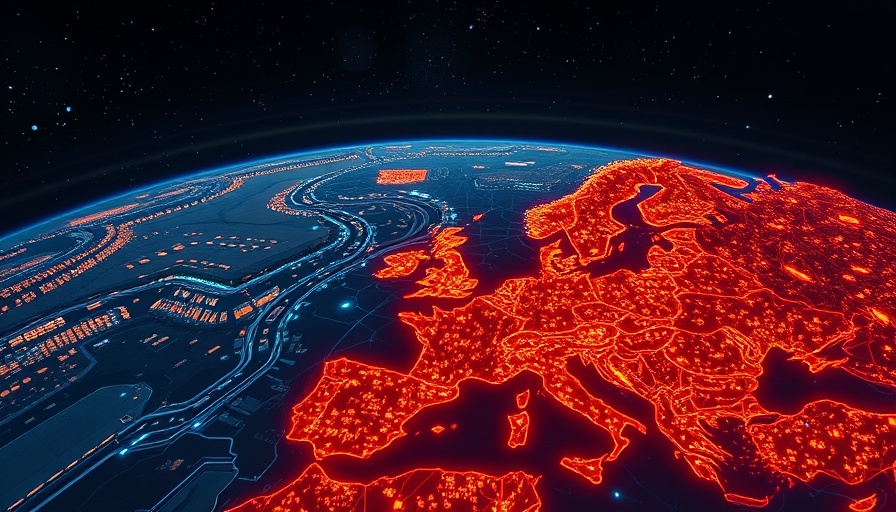 Europe TMT sector growth opportunities depicted through digital connections.