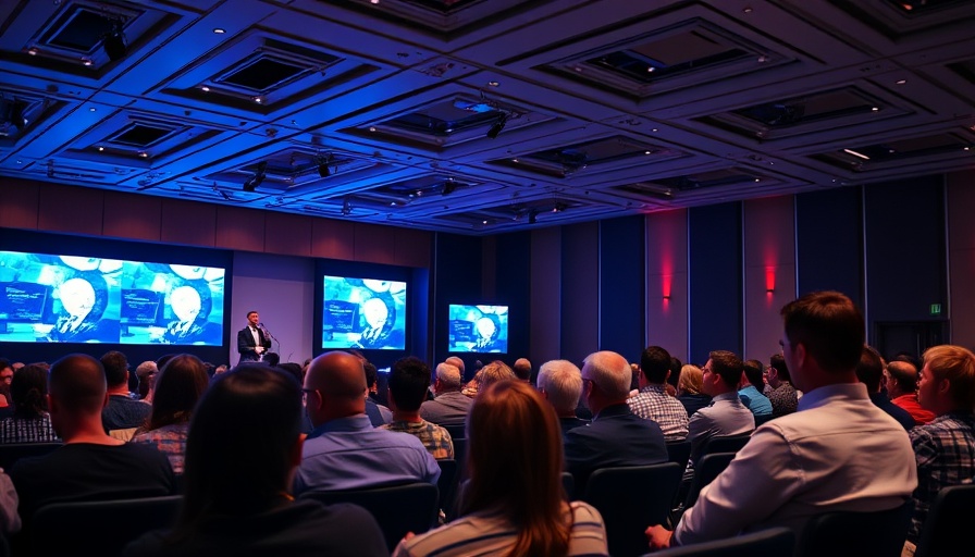 Panel discussing industry topics at a professional conference.