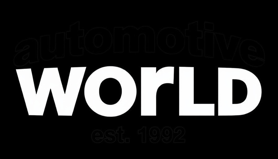 Automotive World logo, est. 1992, in bold black text