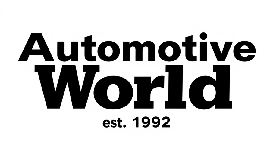 Automotive World logo with est. 1992 in black text