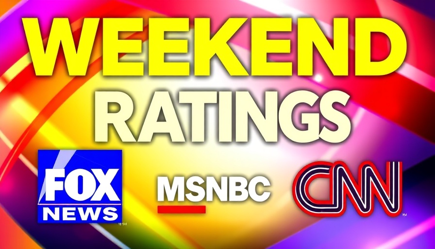 CNN Ratings Surge featured with network logos on colorful background.