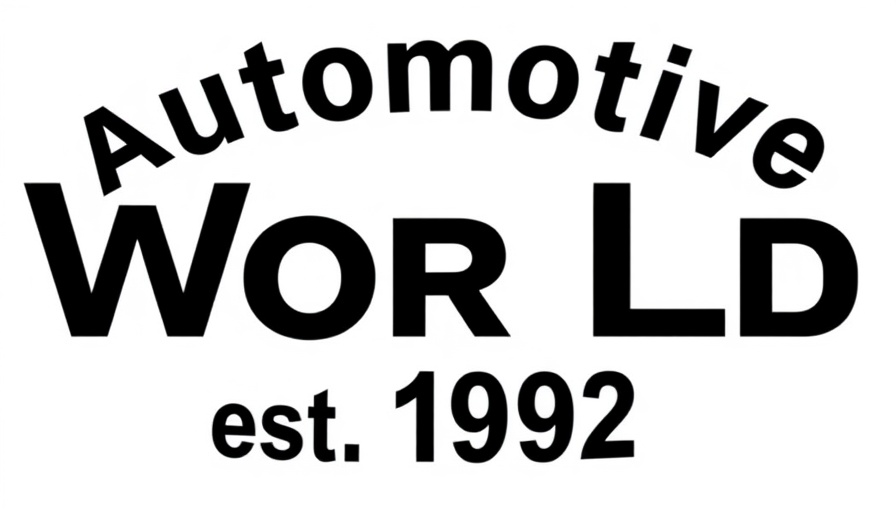 Automotive World est. 1992 logo for auto sales training.
