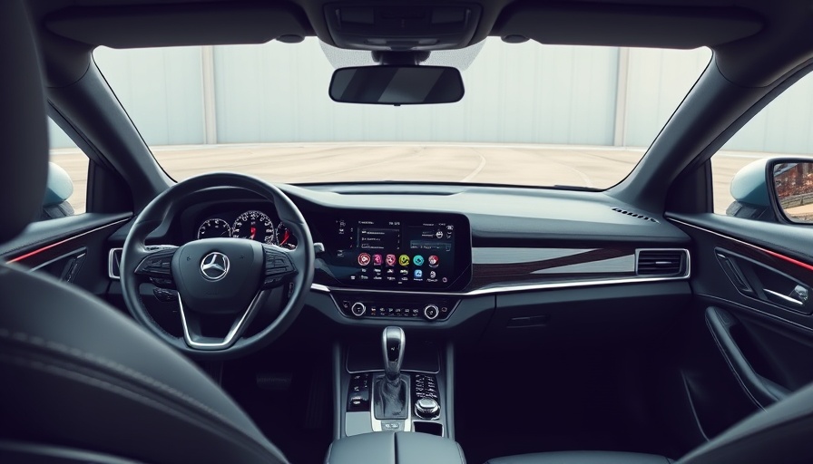 Sleek car dashboard with digital display for Maserati 228 and 430.