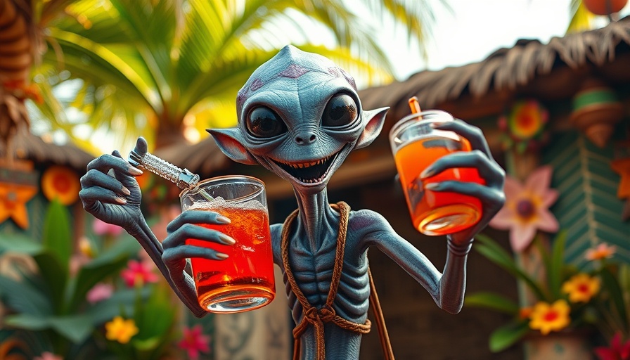 Capri-Sun Lilo & Stitch cameo in a tropical setting