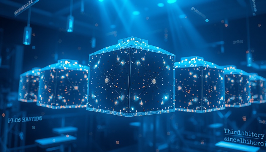 Futuristic digital cubes symbolizing new ventures.