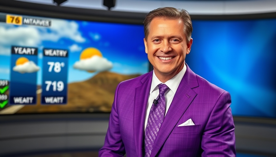 Keith Gibson Indianapolis Weather Team member in studio.