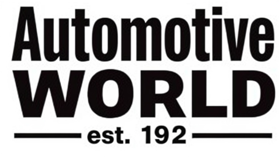 Logo for Automotive World with established date, simple design.
