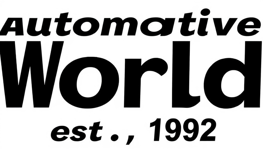 Automotive World est. 1992 logo for auto sales training