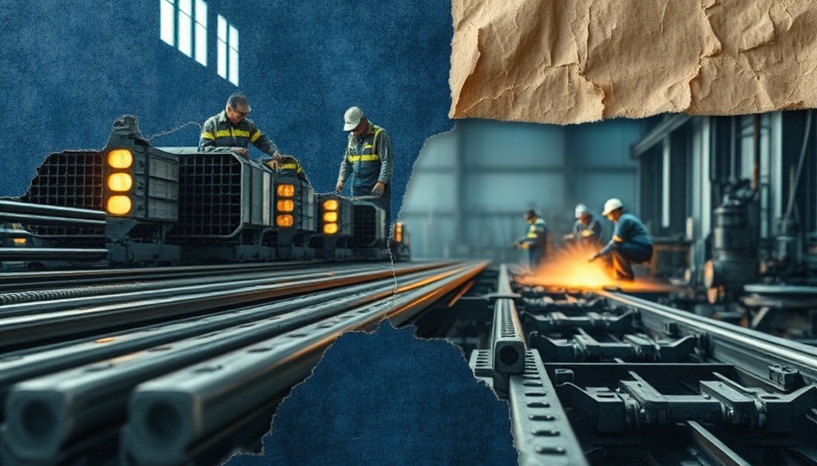 Abstract collage depicting climate-friendly metal production.