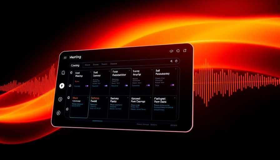 Claude AI voice mode interface with meeting schedule.