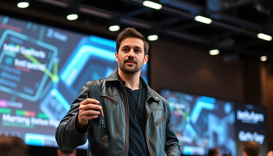 Confident presenter discusses Nvidia earnings report data center growth.