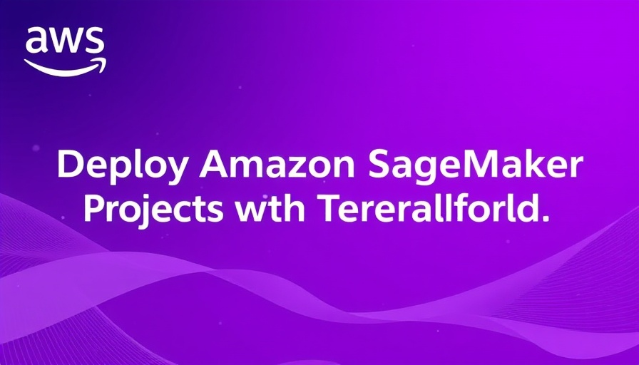 AWS SageMaker with Terraform Cloud blog header in purple