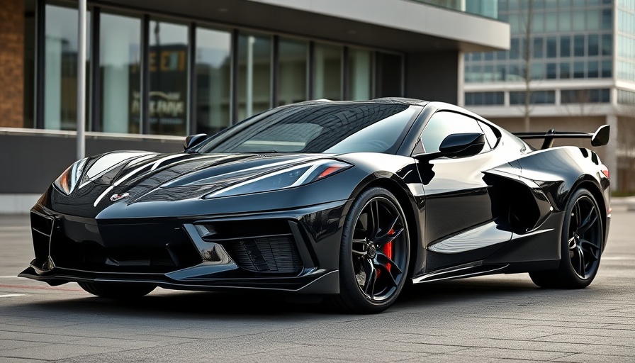 2026 Chevrolet Corvette ZR1 in a sleek urban environment.