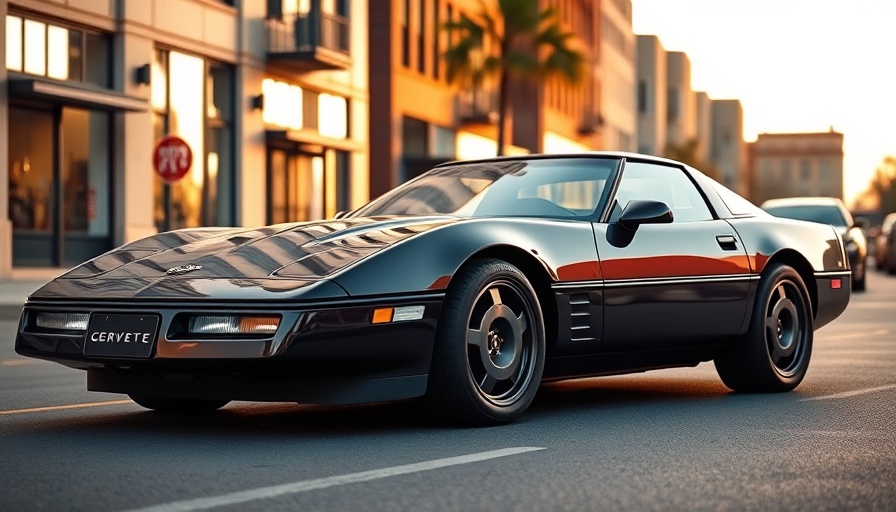 1990 Chevrolet Corvette ZR-1 parked on city street
