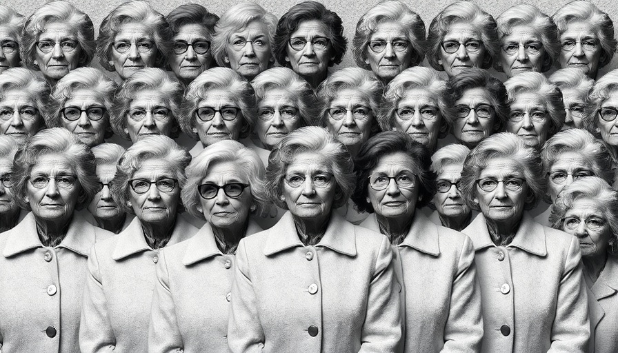 Surreal collage representing deepfake technology's impact.