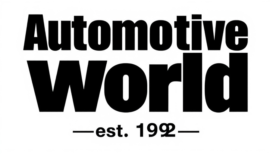 Automotive World logo with est. 1992, bold text.