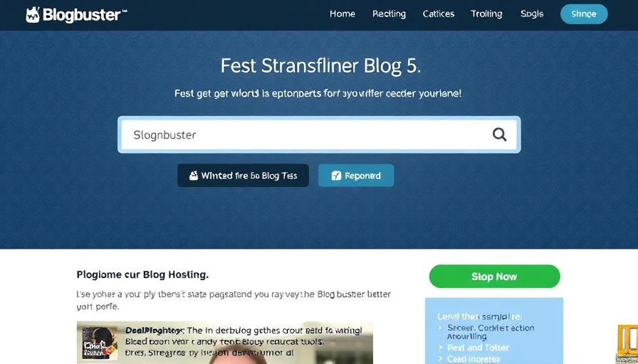 Blogbuster - Free Blog Hosting