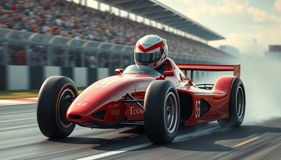Gmail logo on a racing car helmet, representing Gmail Inbox Slow.