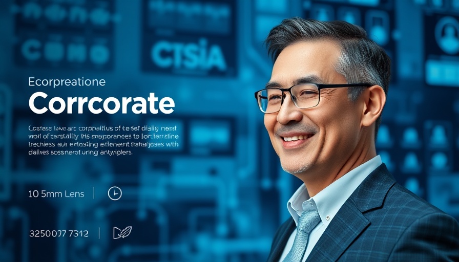 Generative AI in Life Sciences professional corporate profile with blue background.