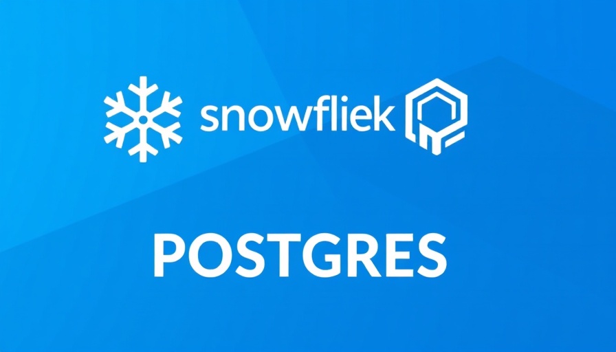 Snowflake AI development with Crunchy Data acquisition logos on blue