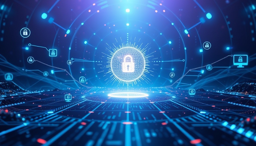 Digital data streams converging with security icons in shared threat actor mapping.