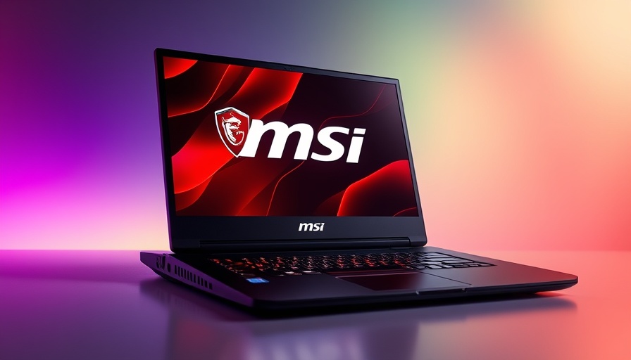 MSI Titan 18 HX AI Review laptops on vibrant gradient background